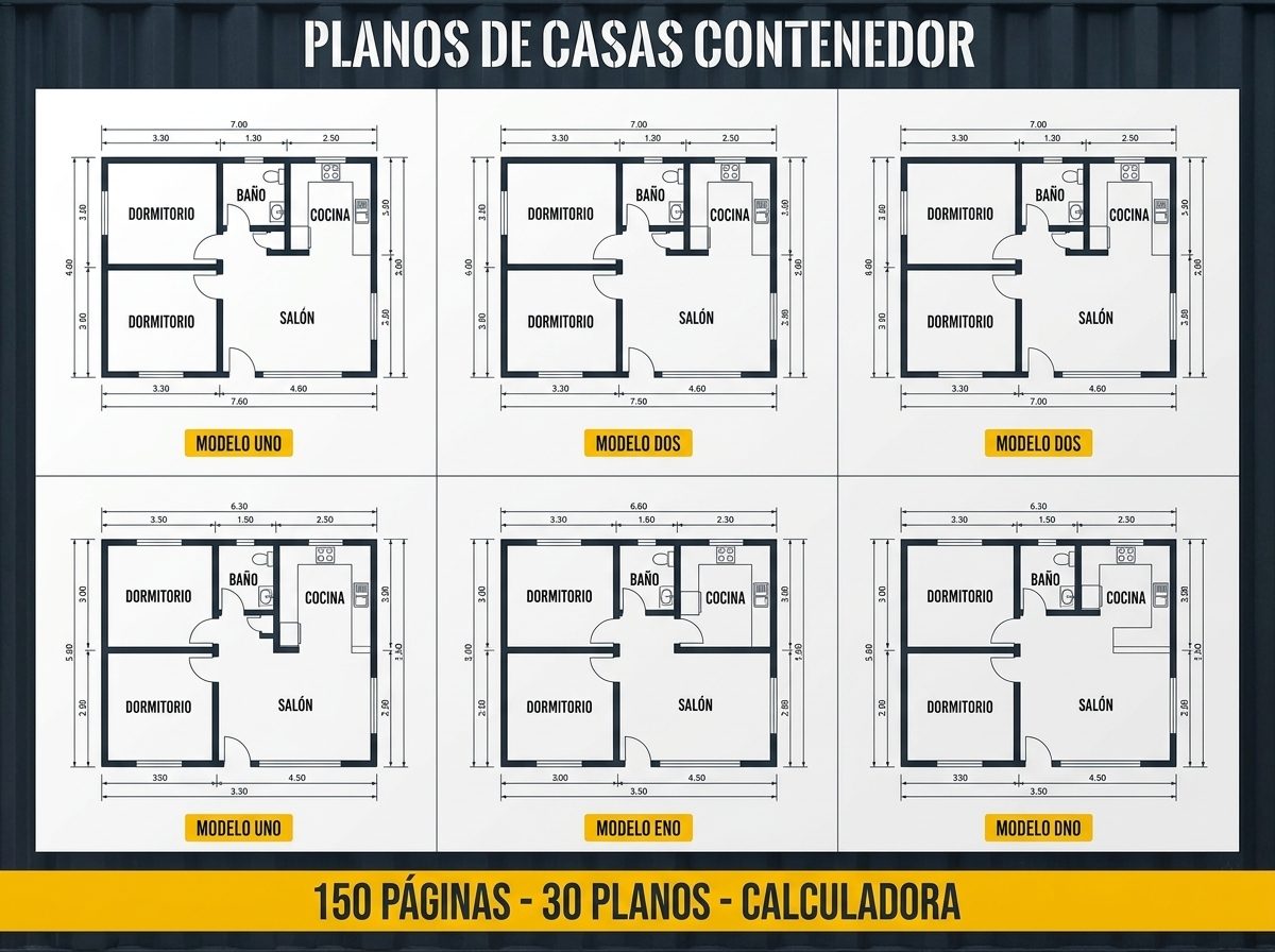 Mosaico de planos de planta incluidos